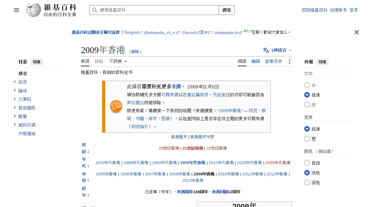 2009年香港